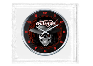 World of Outlaws Skull Clock