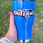 World of Outlaws Blue Tumbler