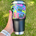 Sprint Car Neon Tumbler