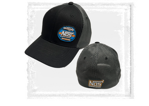 NOS Black and Grey Fitted Hat