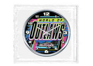 World of Outlaws Neon Clock