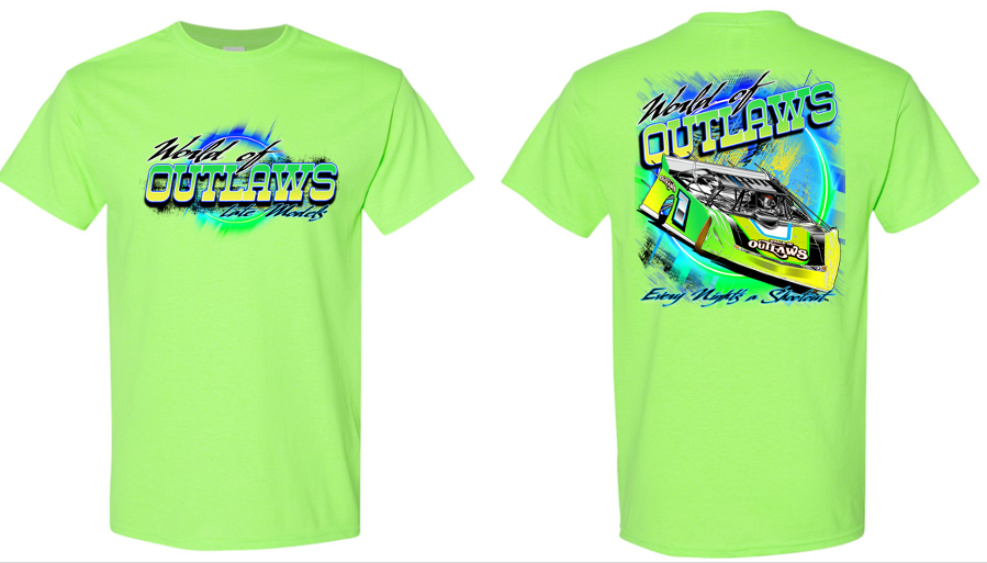 LM Neon Moon T Neon Green – World of Outlaws Store