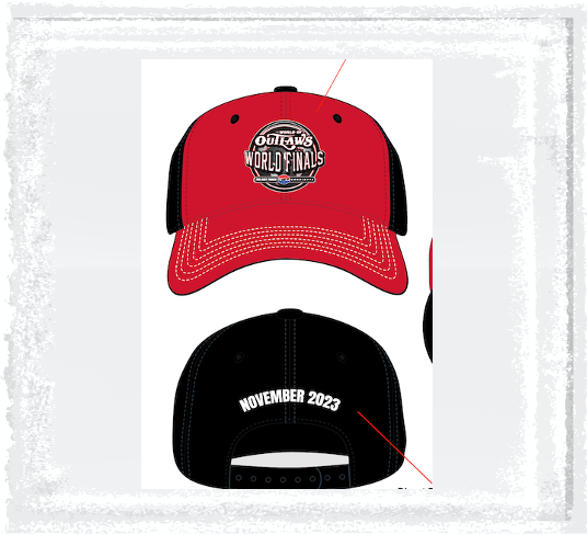 World Finals Red and Black Hat