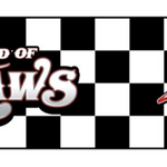 World of Outlaws Black Checker Dog Leash