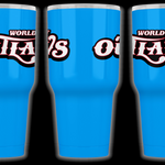 World of Outlaws Blue Tumbler