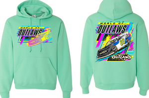 Late Models 90's Neon Hood Cool Mint