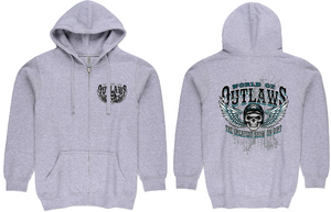 Outlaws Winged Motor Zip Hood