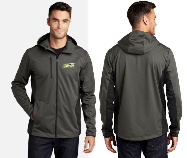 Mens Outlaws Hooded Soft Shell Jacket