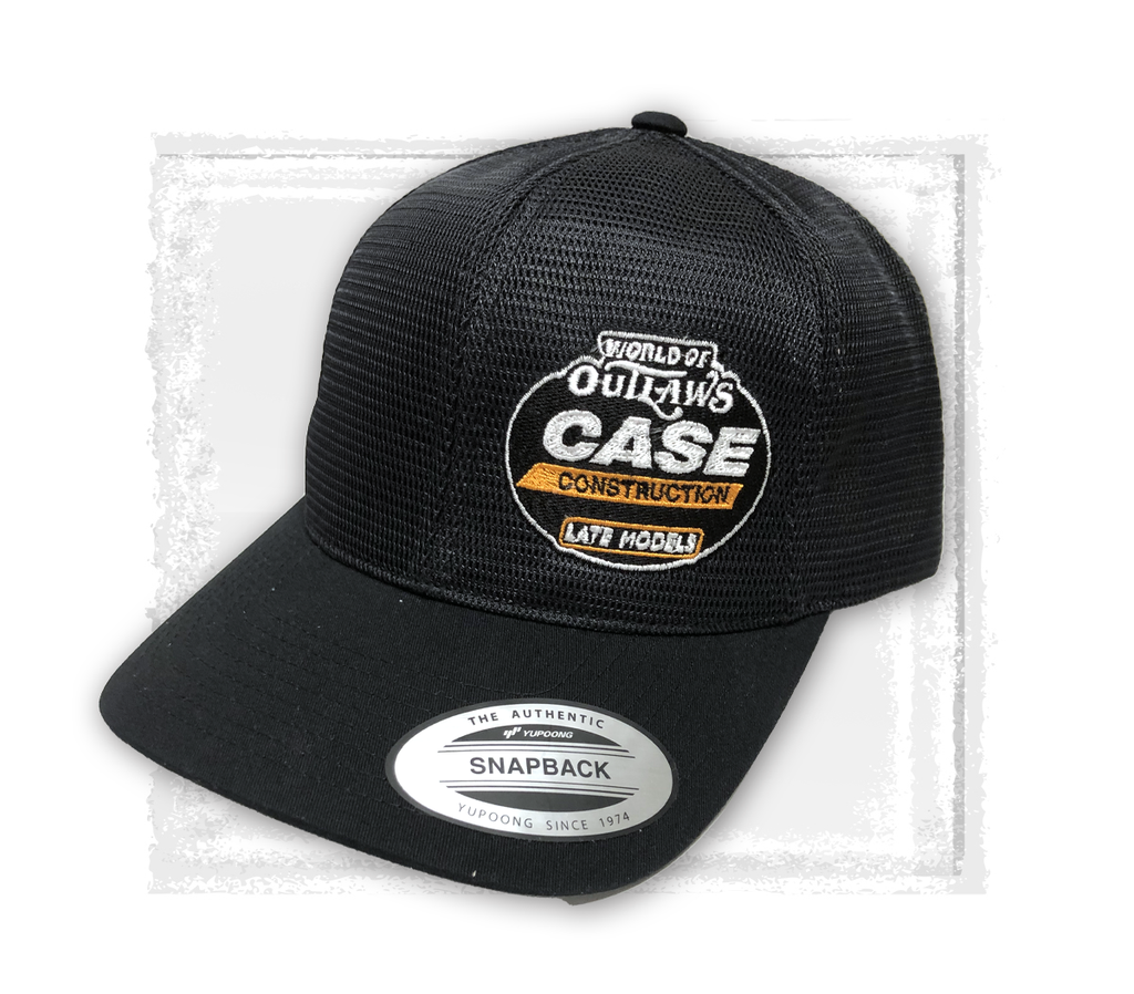 LM CASE Black Mesh Snapback Hat