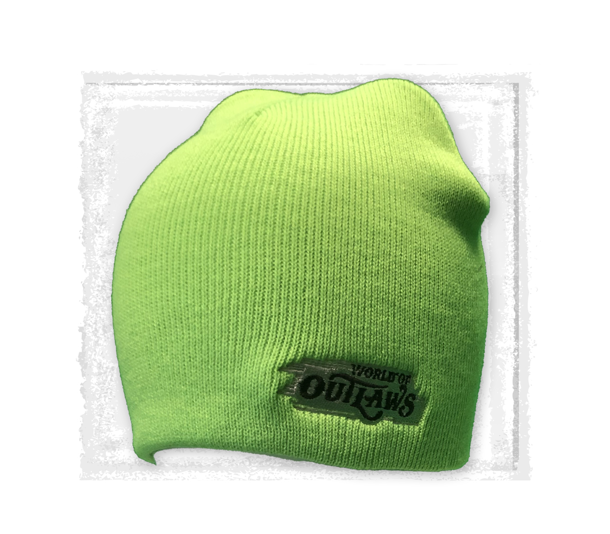 Neon Green Beanie – World of Outlaws Store